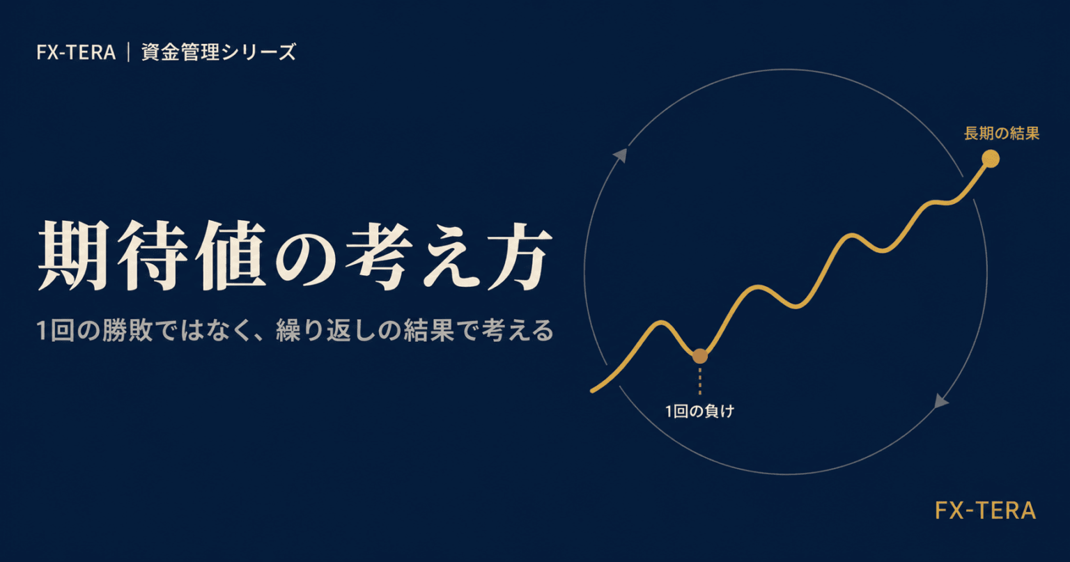 期待値の考え方｜1回の勝敗ではなく、繰り返しの結果で考える